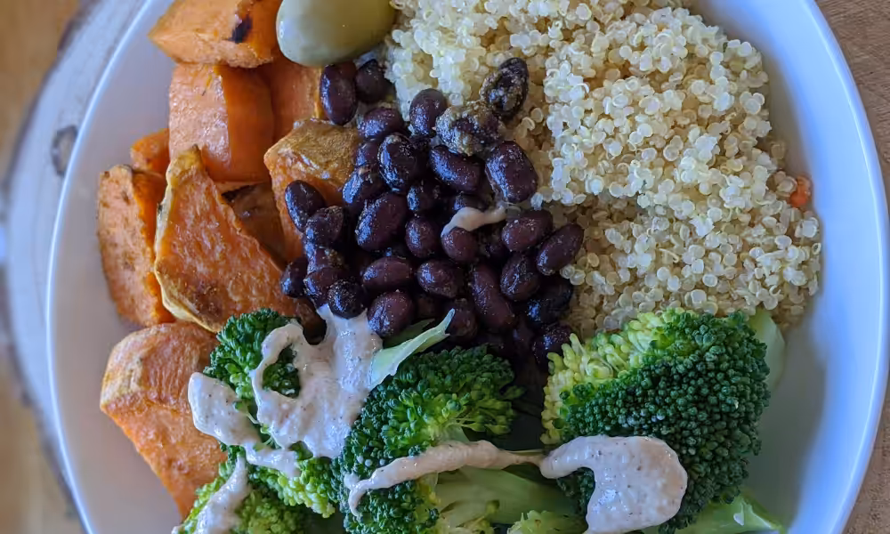 Exemple d'assiette nutritive perte poids grossesse Laila